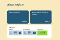 Jetzt neu: Wissensabfrage für Zyklus 1 und 2