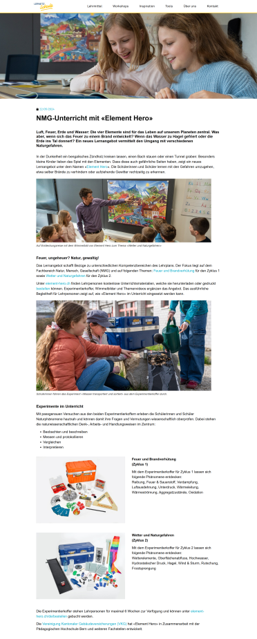 Ansicht des Blogbeitrags von LerNetz