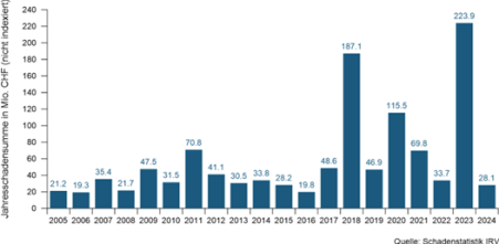 Schadenstatistik Sturm