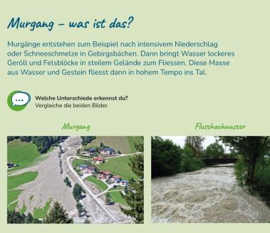 Auszug Arbeitsheft zu Erklärung Murgang