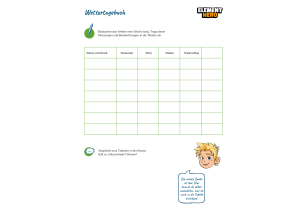 Wettertagebuch